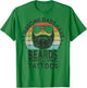 Awesome Dads Have Beards and Tattoos | Funny bearded dad T-Shirt - T-Shirt | Irish Green