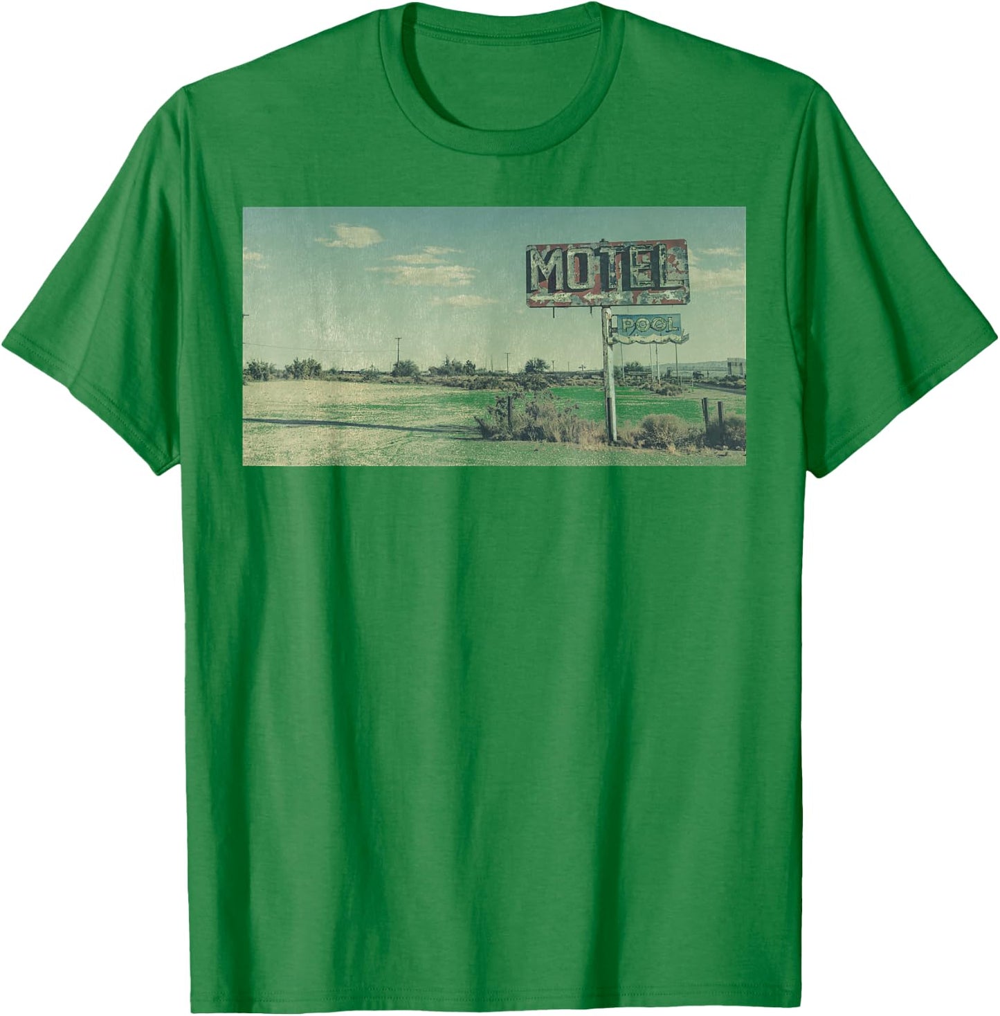Trendy Desert Motel T-Shirt - T-Shirt | Irish Green