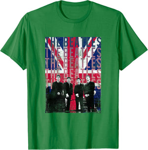 The Beatles Liverpool Flag T-Shirt - T-Shirt | Irish Green