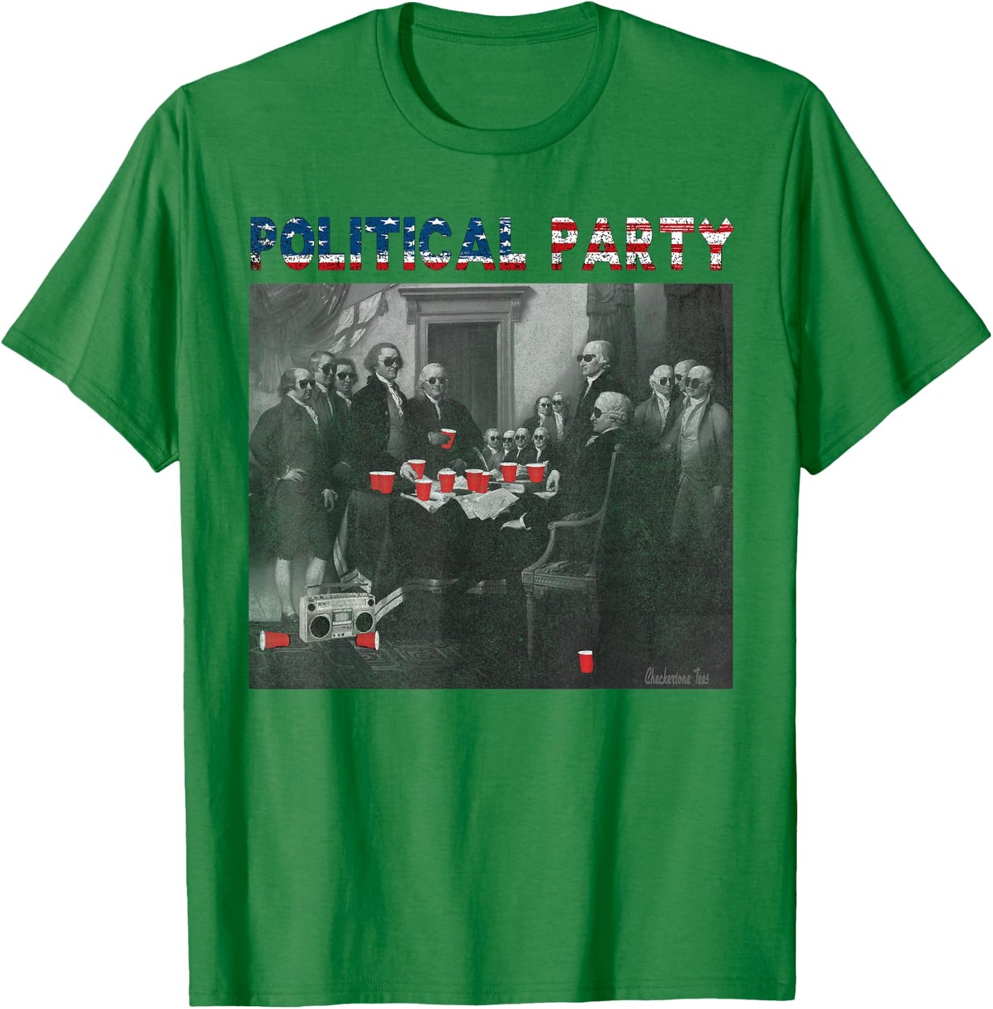 Political Party Funny Historical Beer Lovers Campaign Rally T-Shirt - T-Shirt | Irish Green