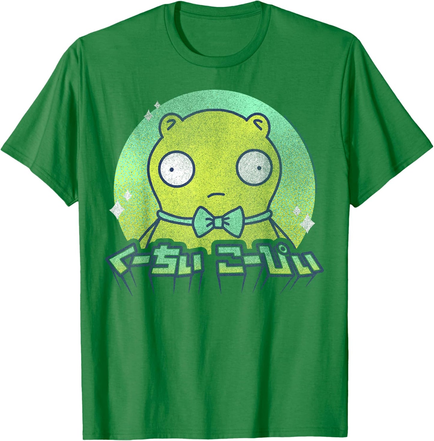 Bob's Burgers Kuchi Kopi Kanji Portrait T-Shirt - T-Shirt | Irish Green