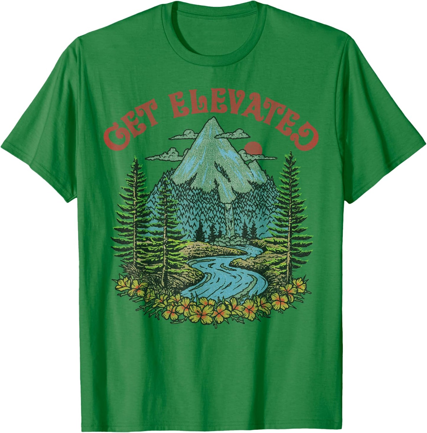 Trendy Get Elevated T-Shirt - T-Shirt | Irish Green
