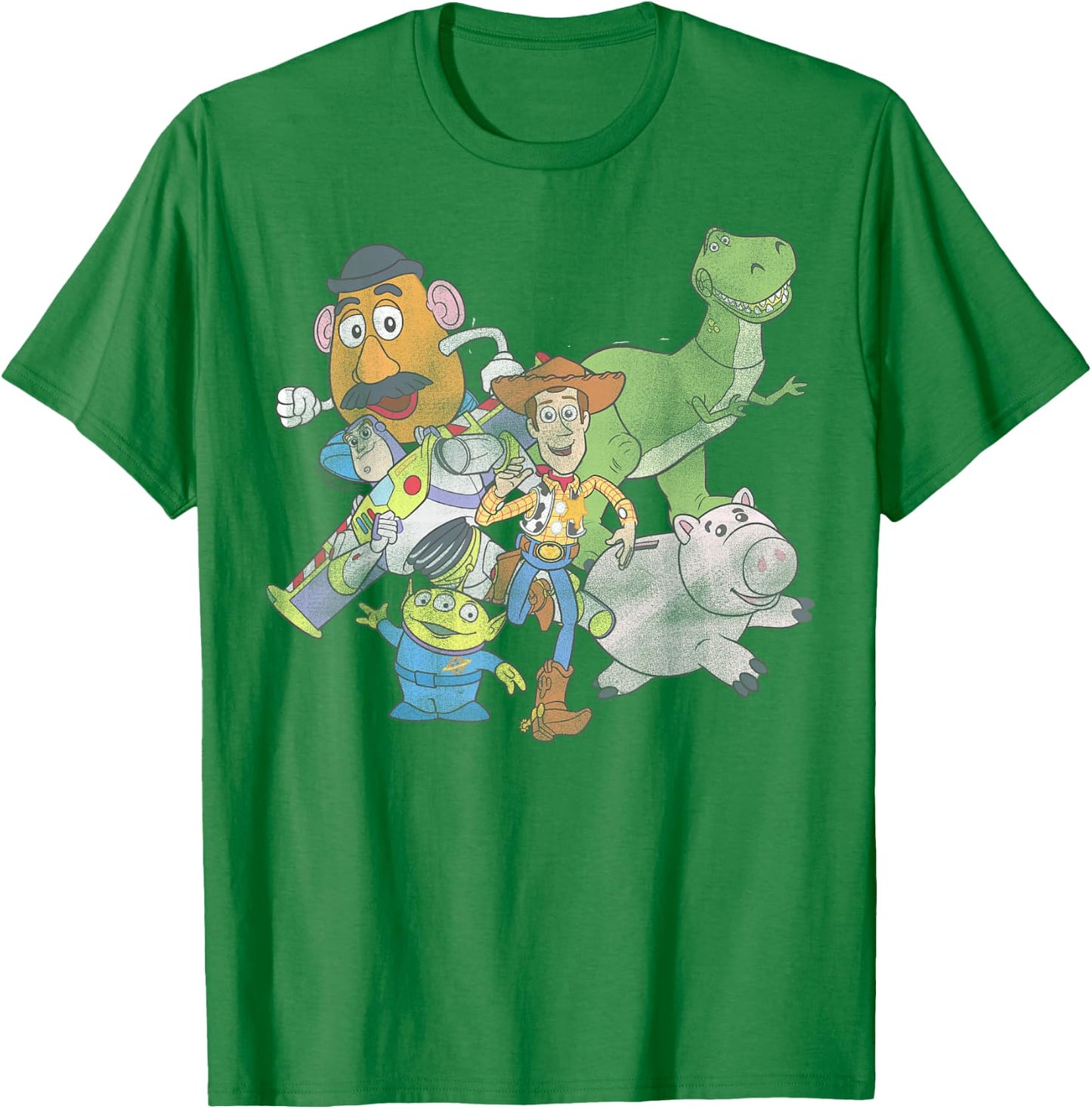 Disney Pixar toy Story Classic Group Shot T-Shirt - T-Shirt | Irish Green