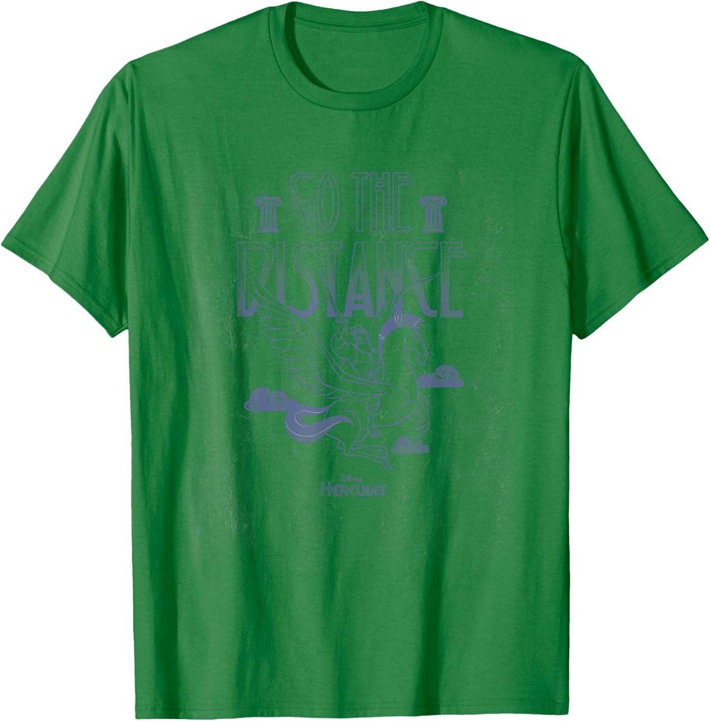 Disney Hercules Go The Distance Pegasus & Hercules T-Shirt - T-Shirt | Irish Green
