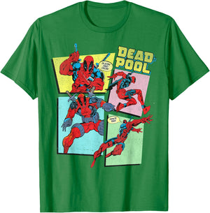 Marvel Deadpool 30th Slicin' And Dicin' Since 1991 T-Shirt - T-Shirt | Irish Green
