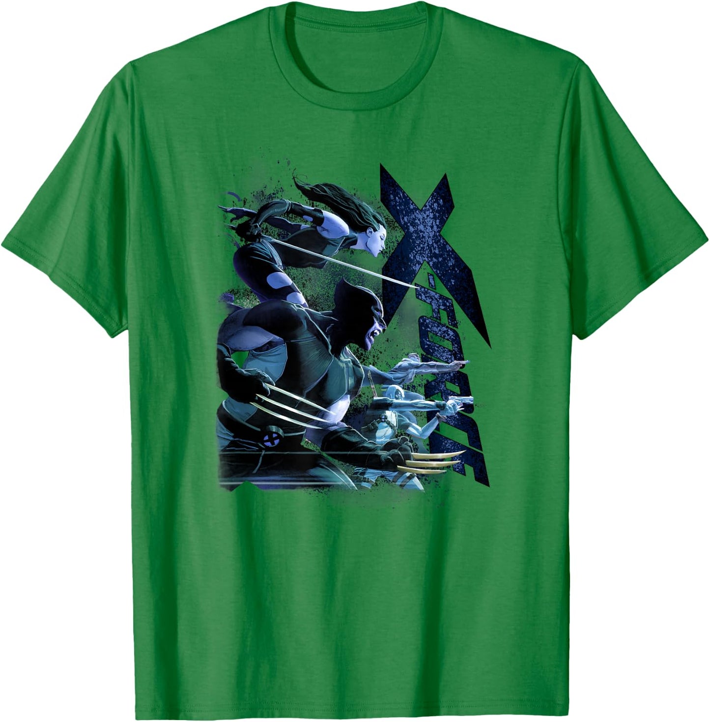 Marvel X-Force Group Shot Advance T-Shirt - T-Shirt | Irish Green