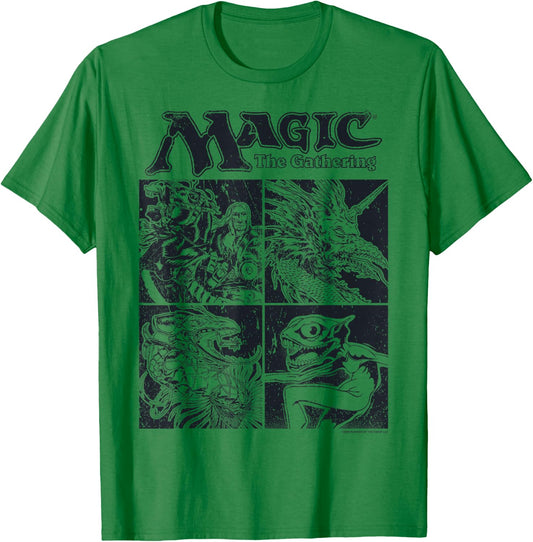 Magic: The Gathering Creature Box Up T-Shirt - T-Shirt | Irish Green