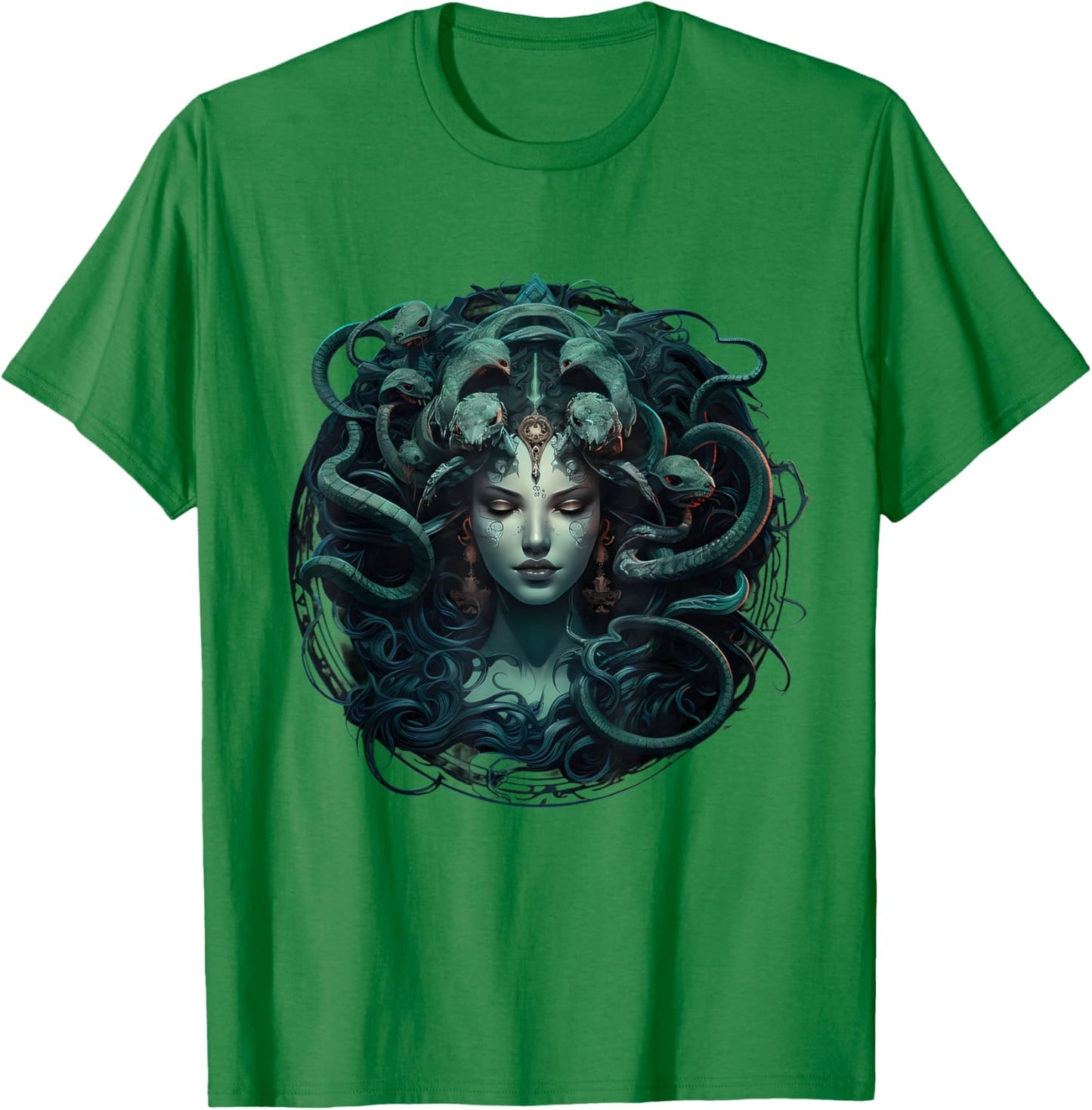 Greek Mythology Female Power Medusa Costume T-Shirt - T-Shirt | Irish Green