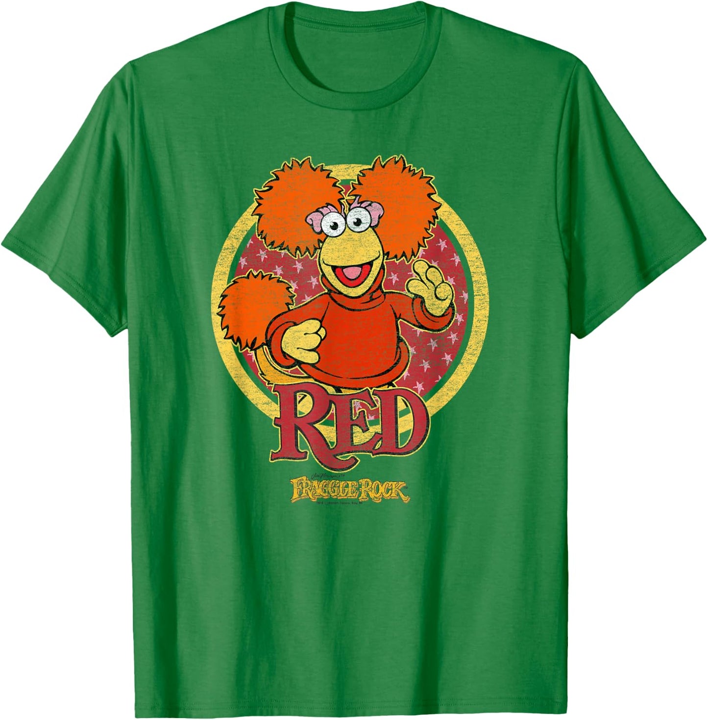 Fraggle Rock Red Circle T-Shirt - T-Shirt | Irish Green