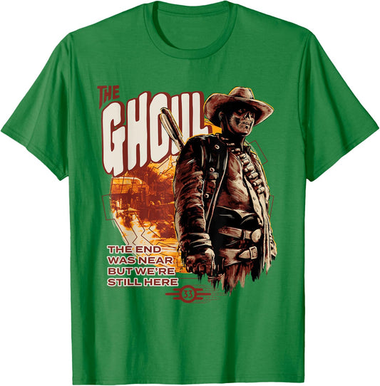 Fallout TV Series The Ghoul End Was Near Modern Edit T-Shirt - T-Shirt | Irish Green