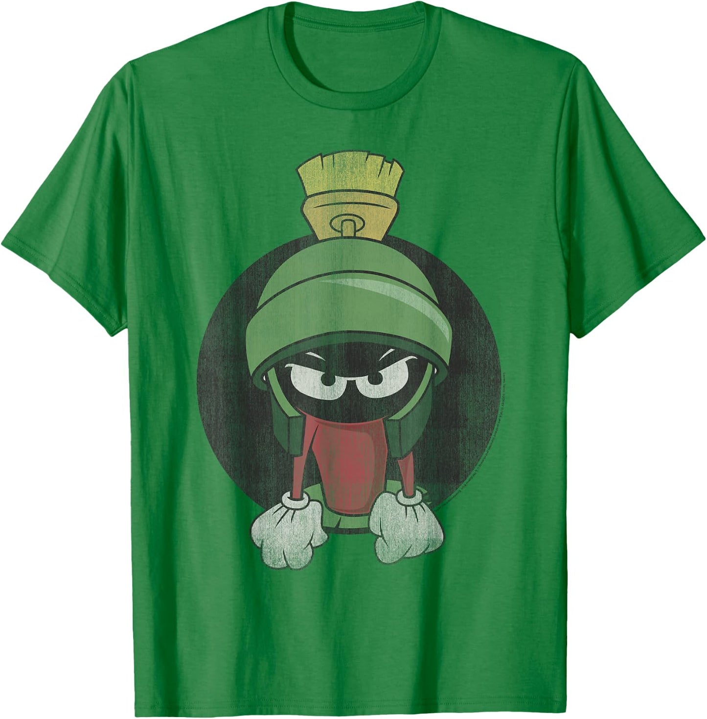 Looney Tunes Marvin The Martian Angry Portrait Small T-Shirt - T-Shirt | Irish Green