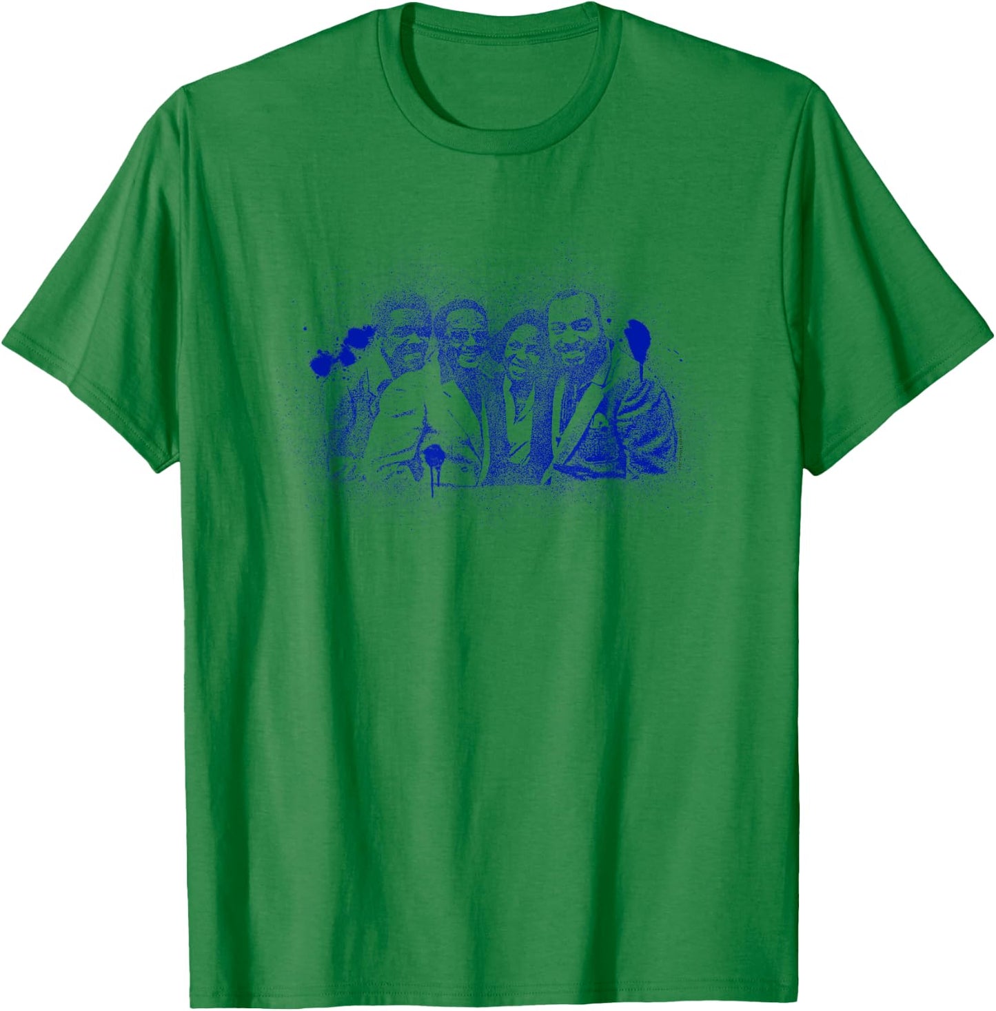 TV Times Gladys Knight And The Pips 1980 Paint Splatter T-Shirt - T-Shirt | Irish Green