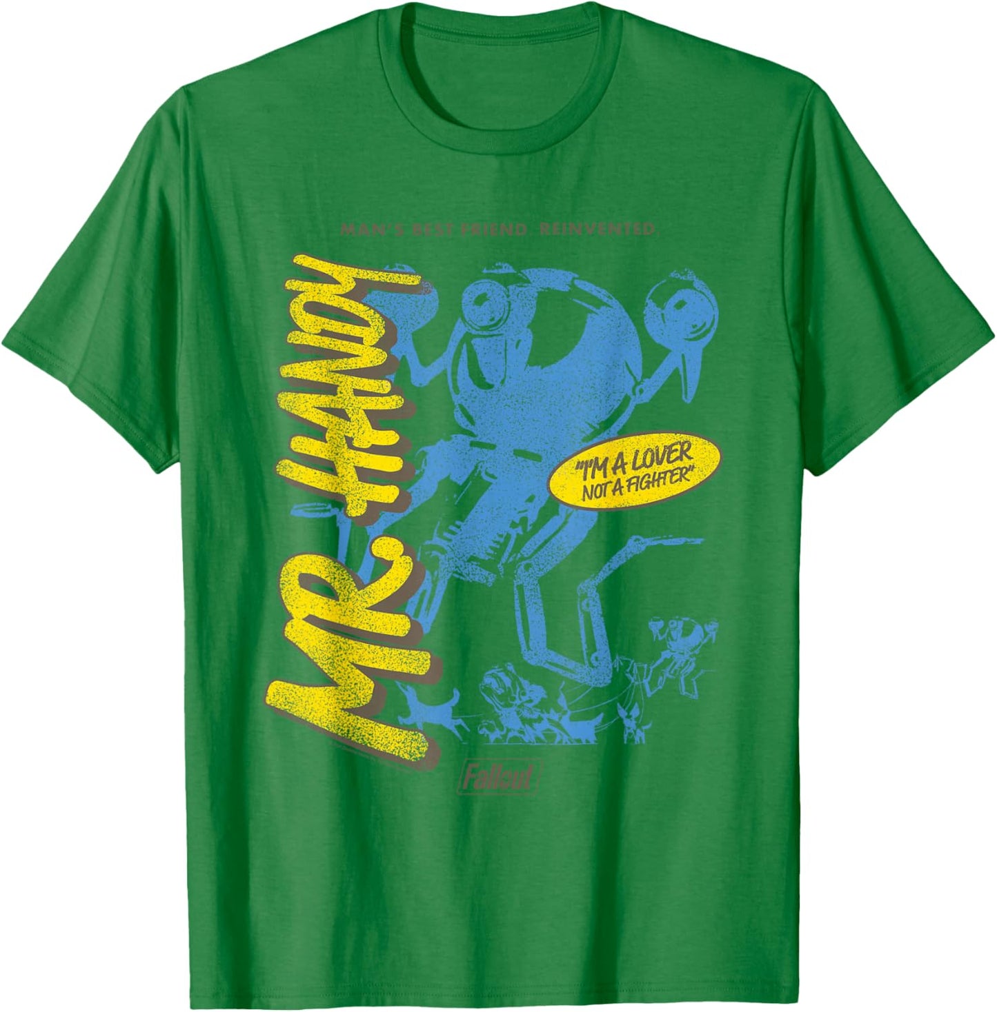 Fallout Video Game Mr. Handy Robot Friend T-Shirt - T-Shirt | Irish Green