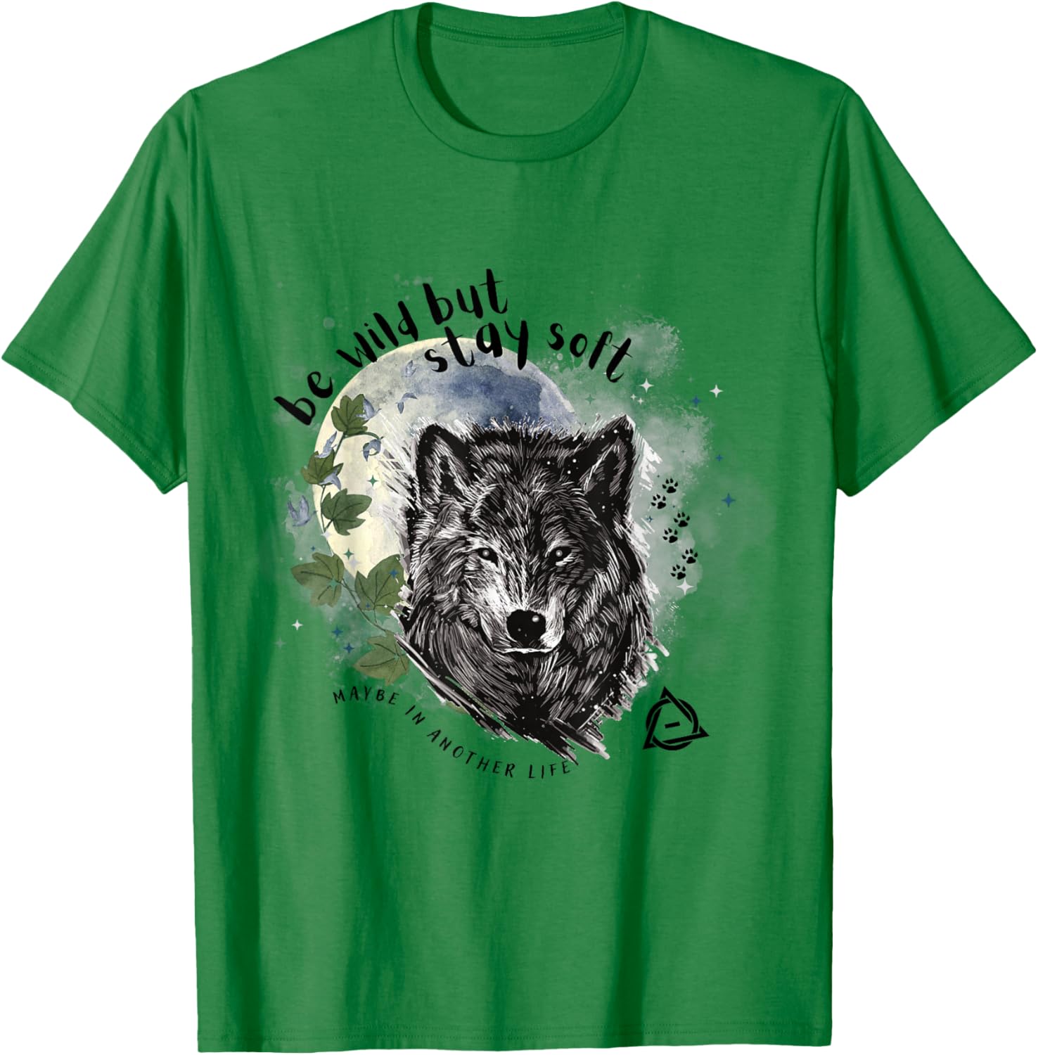 Therian Wolf T-Shirt - T-Shirt | Irish Green