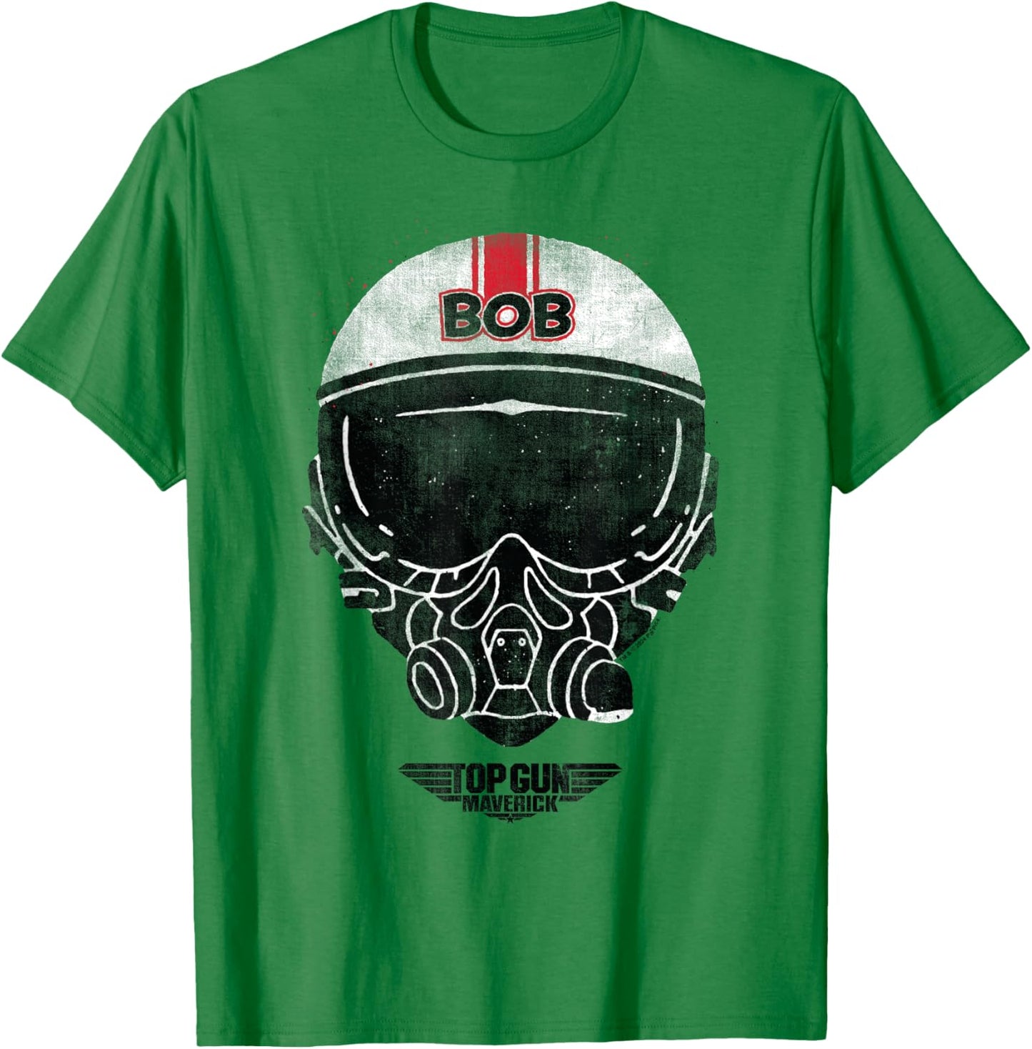 Top Gun Bob Helmet T-Shirt - T-Shirt | Irish Green