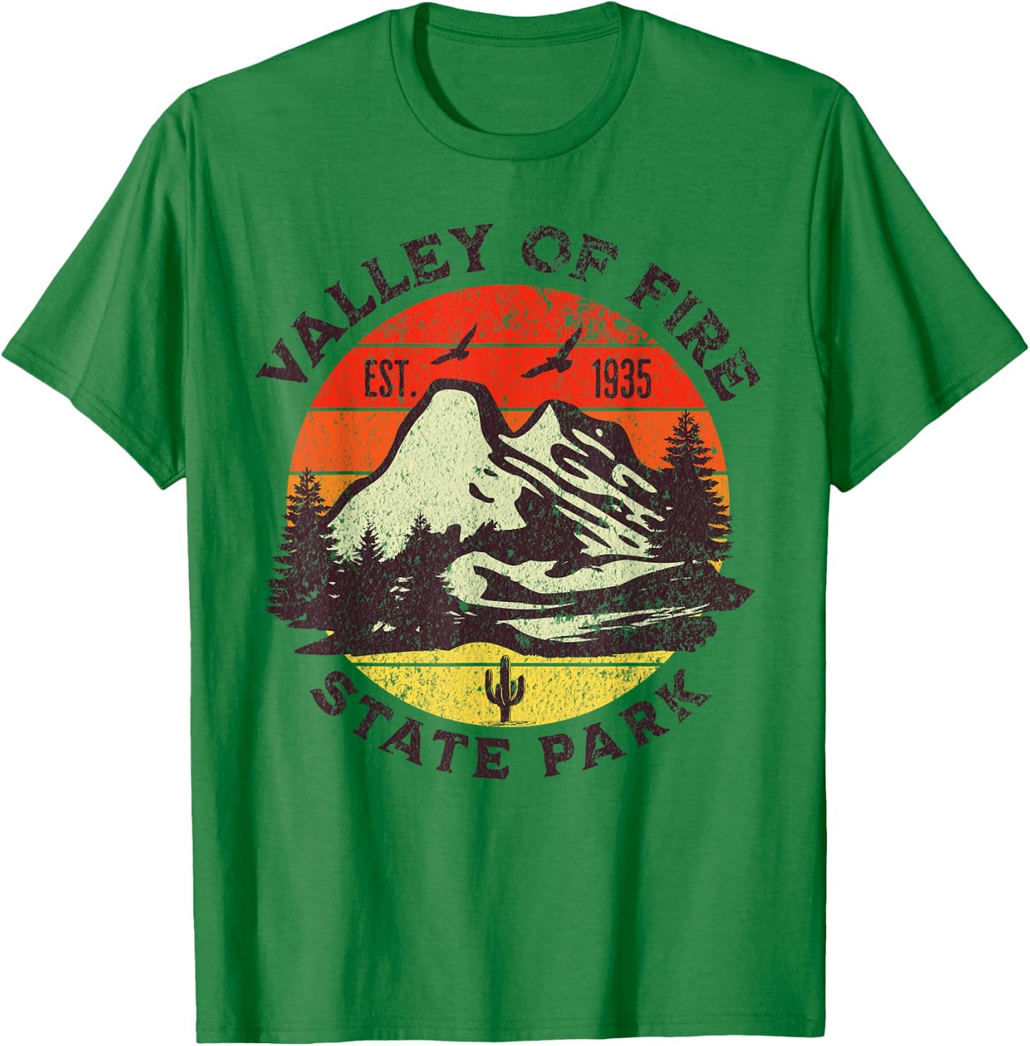 Valley Of Fire T-Shirt - T-Shirt | Irish Green