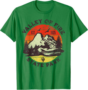 Valley Of Fire T-Shirt - T-Shirt | Irish Green