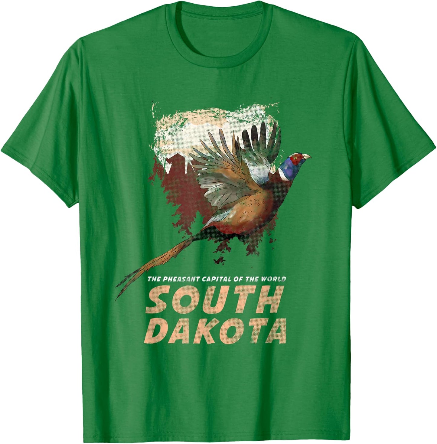 Pheasant Hunting t Upland Midwest outdoorsmen T-Shirt - T-Shirt | Irish Green