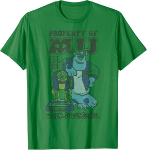 Disney Pixar Monsters University Work Study Scare T-Shirt - T-Shirt | Irish Green