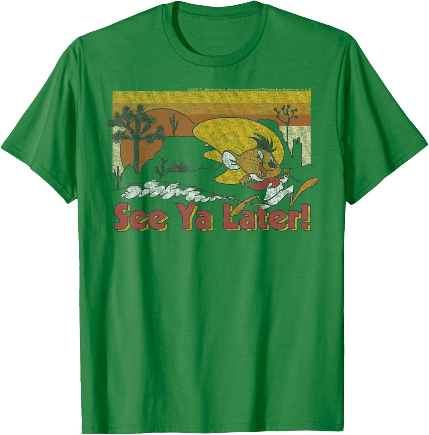 Looney Tunes Speedy Gonzales See Ya Later T-Shirt - T-Shirt | Irish Green
