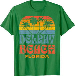 Delray Beach Men Women Kids T-Shirt - T-Shirt | Irish Green