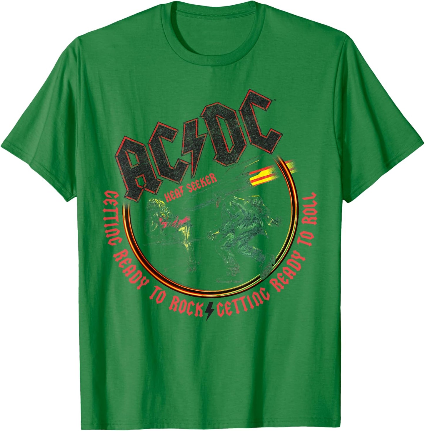 AC/DC - Getting Ready to Rock T-Shirt - T-Shirt | Irish Green