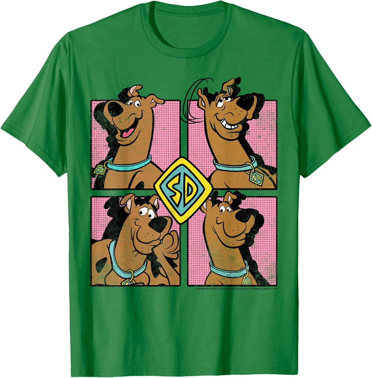 Scooby-Doo Expressions Box Up Small T-Shirt - T-Shirt | Irish Green
