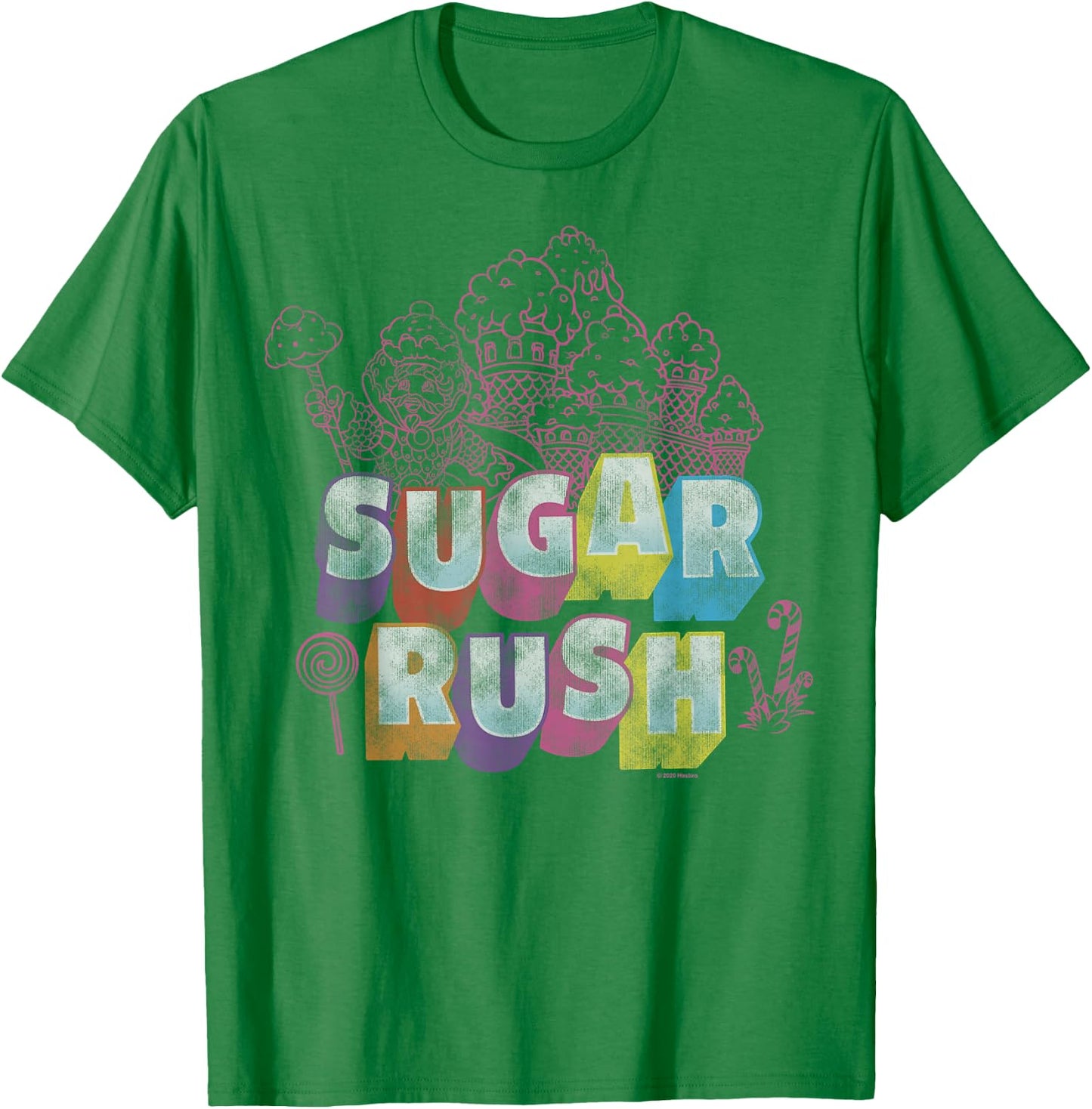 Candy Land Sugar Rush T-Shirt - T-Shirt | Irish Green