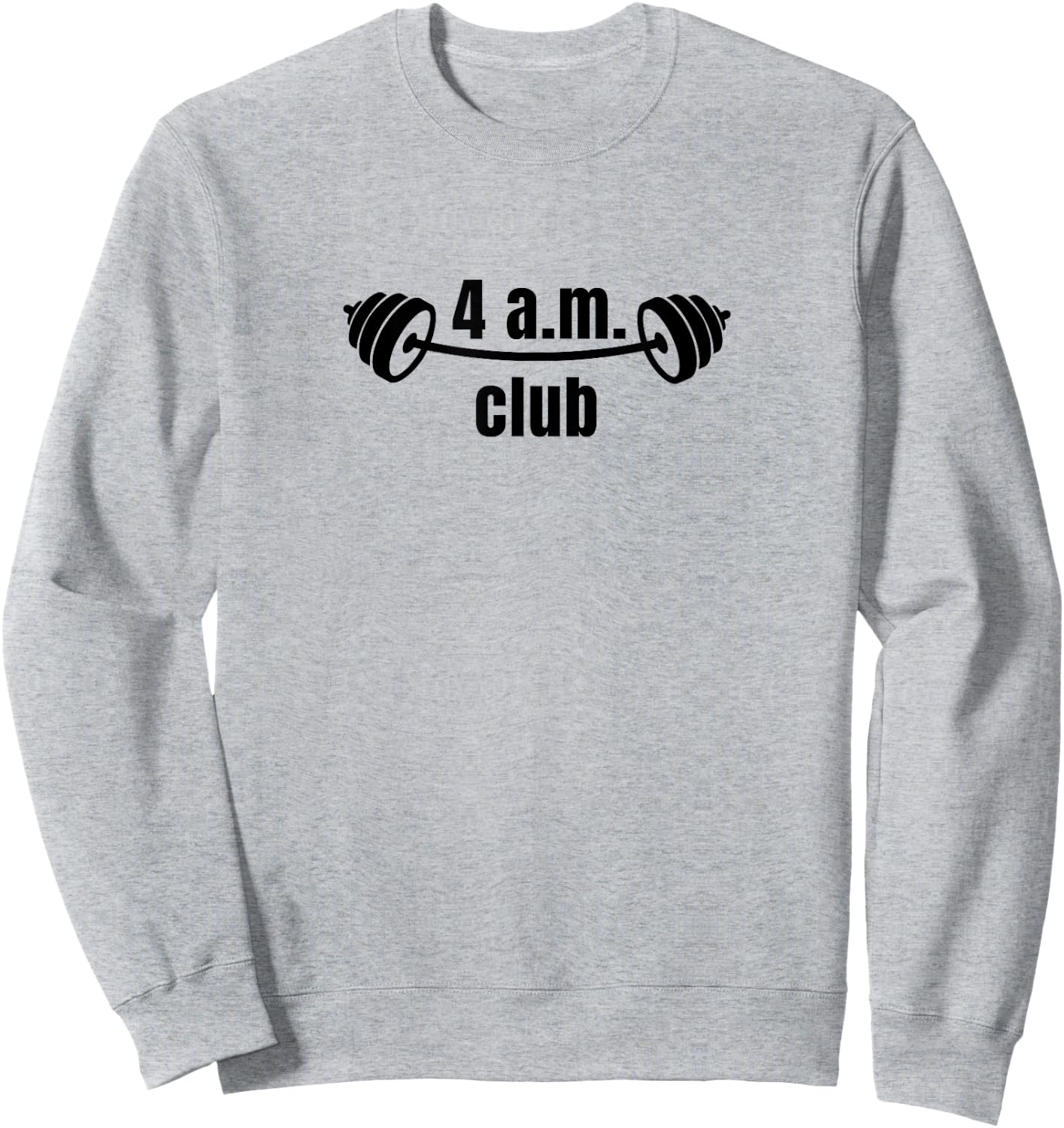 4 A.m. Club | Bodybuilding | Gym Sweatshirt - Sweatshirt | Ash