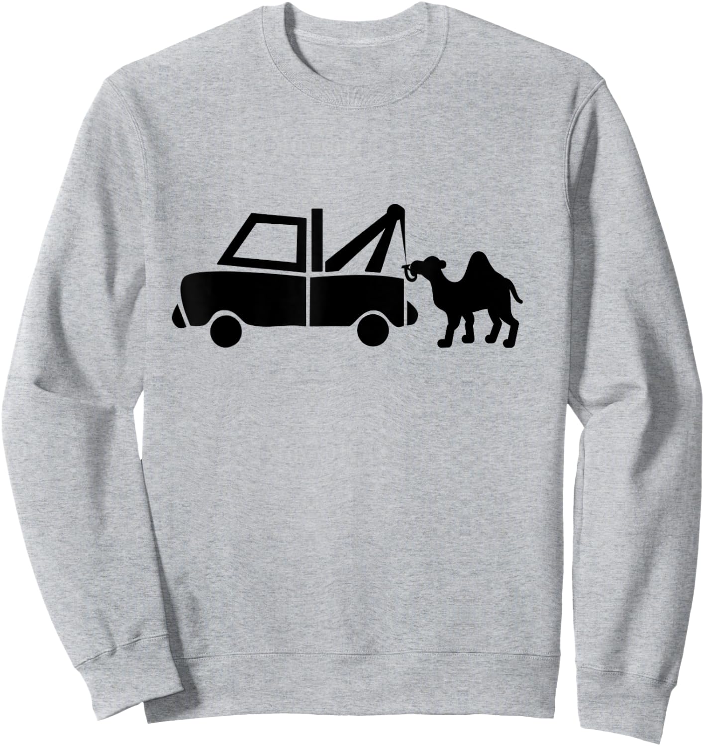 Camel Tow Toe Ironic Sex Adult Graphic Humour Sweatshirt - Sweatshirt | Ash