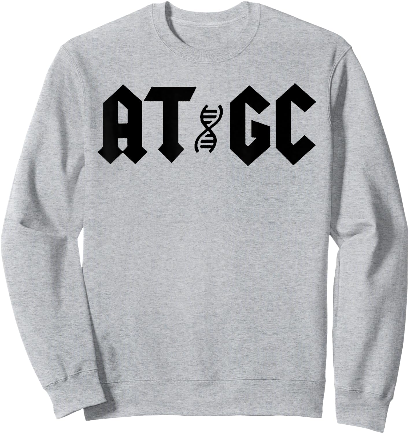 AT GC DNA Science Sweatshirt - Sweatshirt | Ash