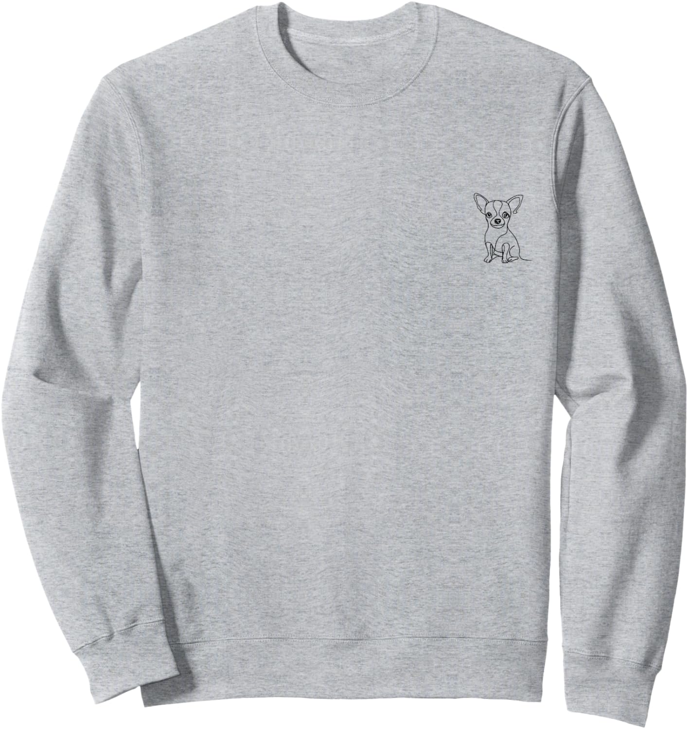 Chihuahua Aesthetic Sweatshirt - Sweatshirt | Ash