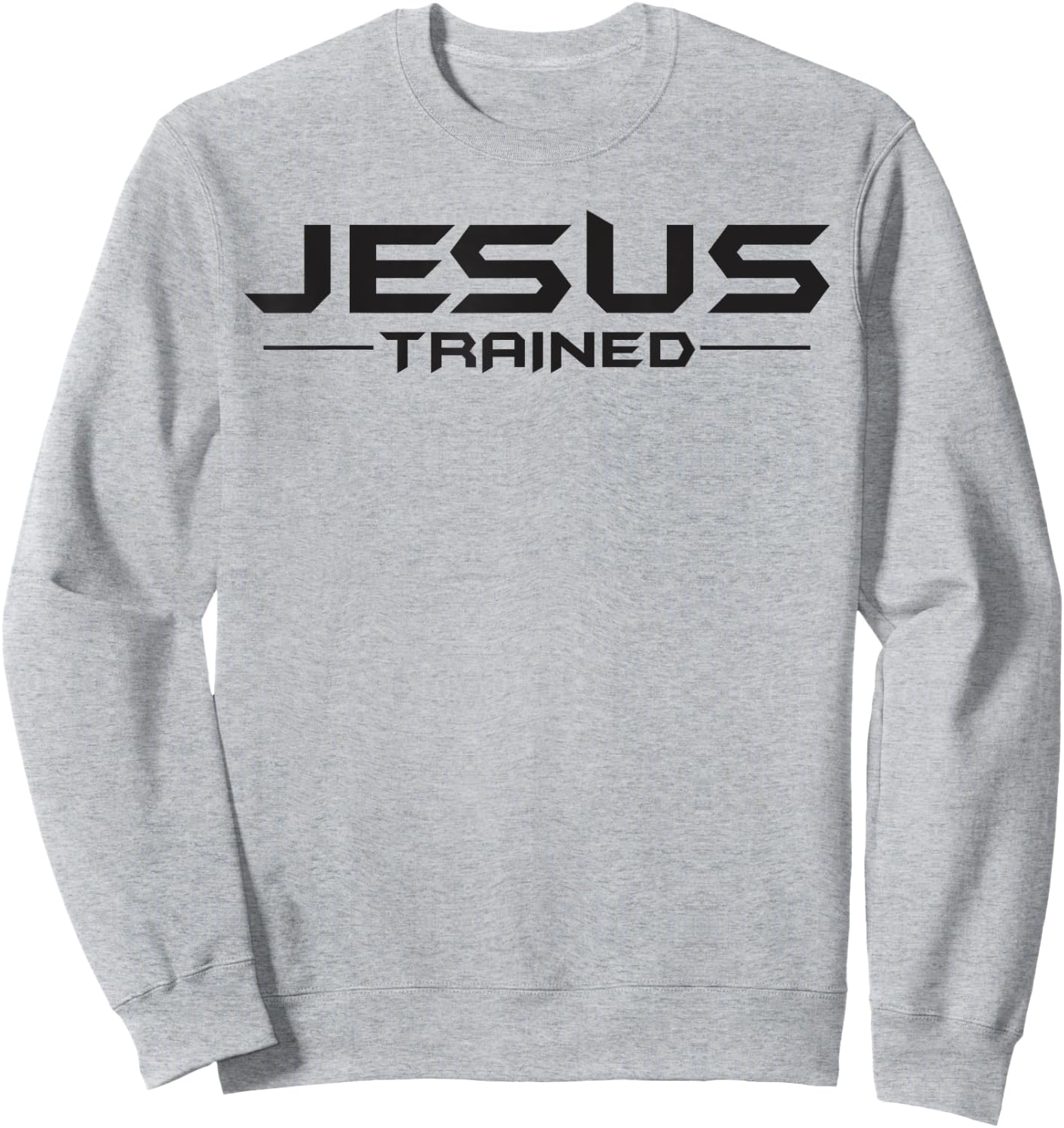 Jesus Trained Classic Wrestling Wrestler Wrestle, Christian2 Sweatshirt - Sweatshirt | Ash