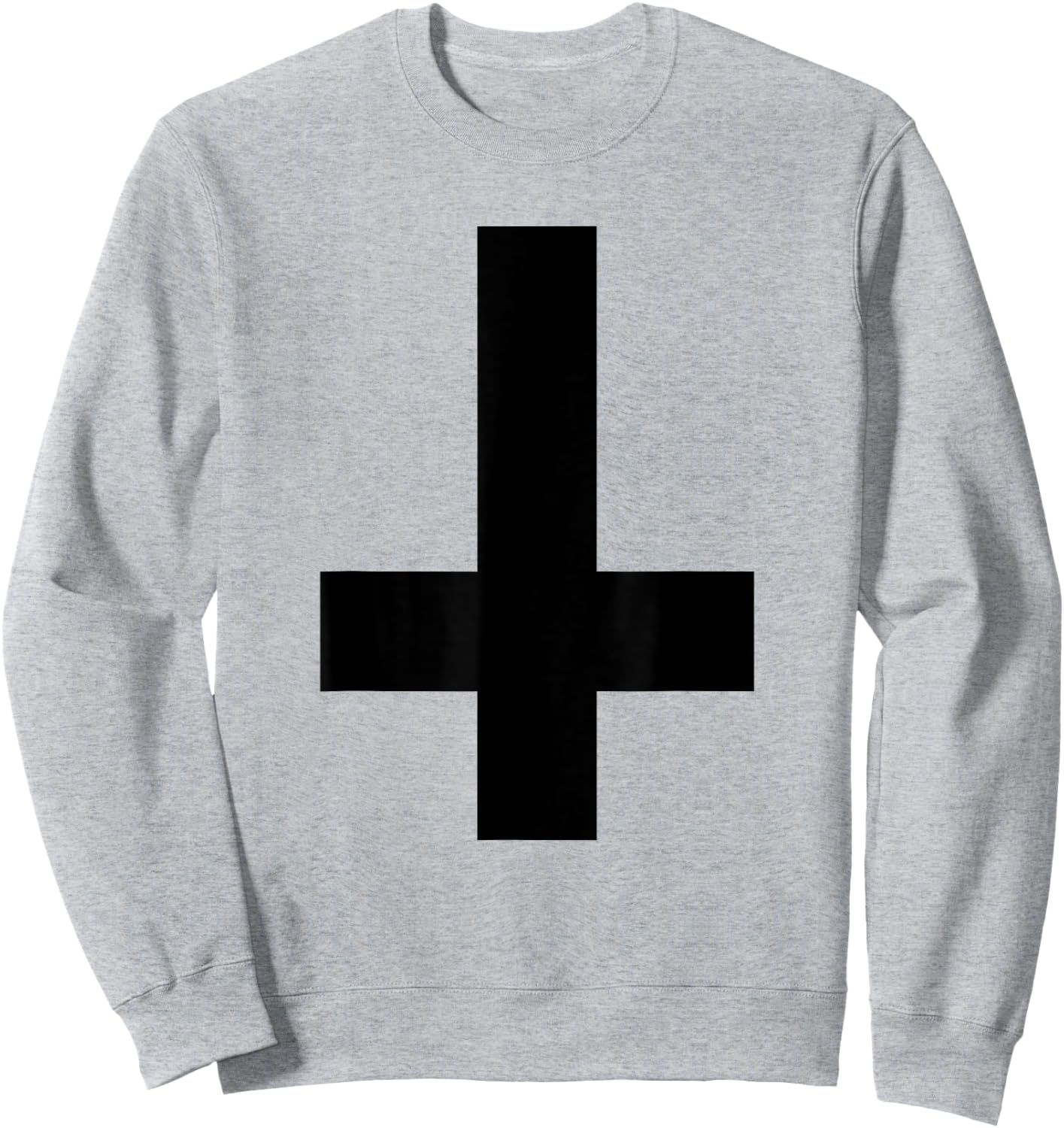 Inverted cross - Antichrist Sweatshirt - Sweatshirt | Ash