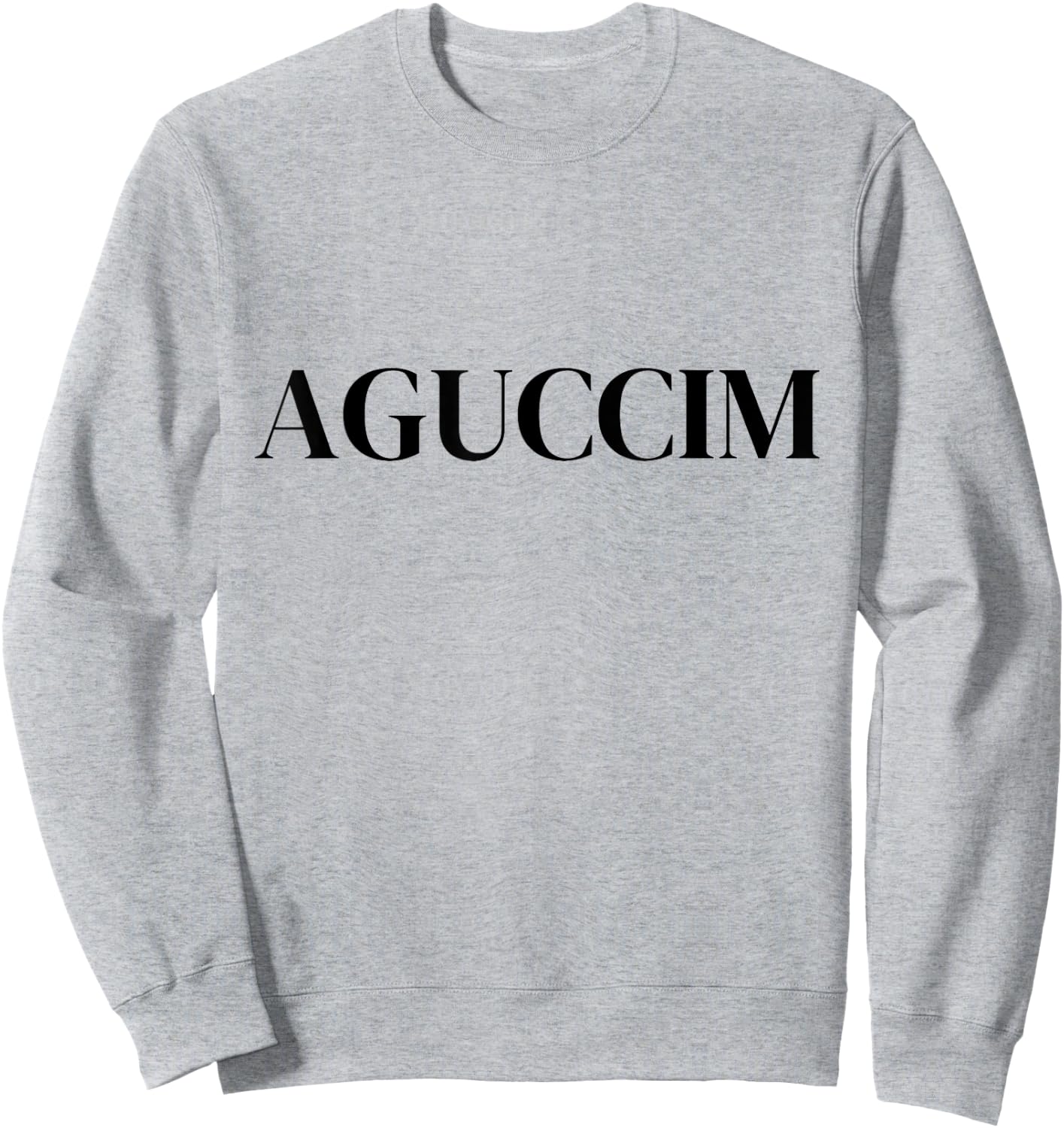 Korean meme funny Aguccim Sweatshirt - Sweatshirt | Ash