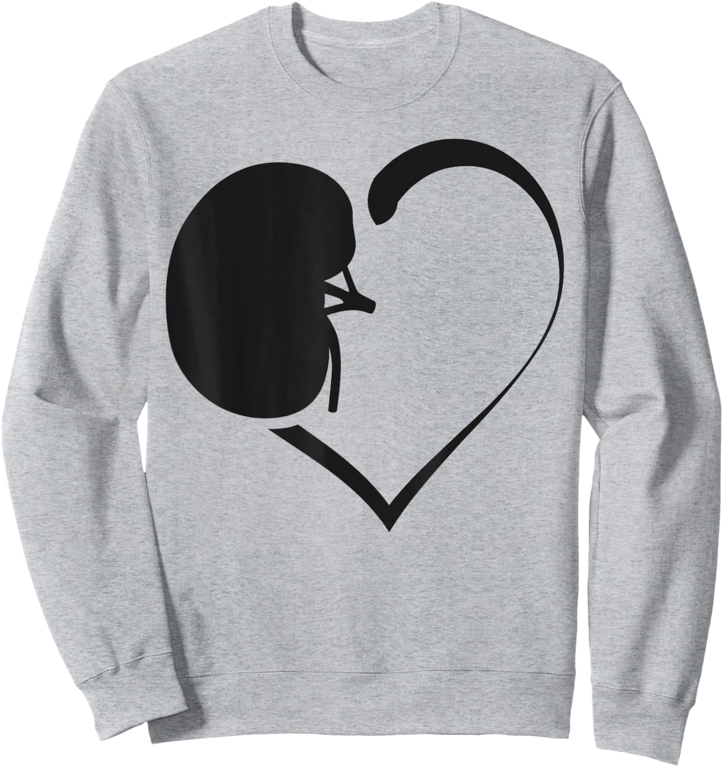 Dialysis Nurse Tech Technician Kidney Heart Sweatshirt - Sweatshirt | Ash