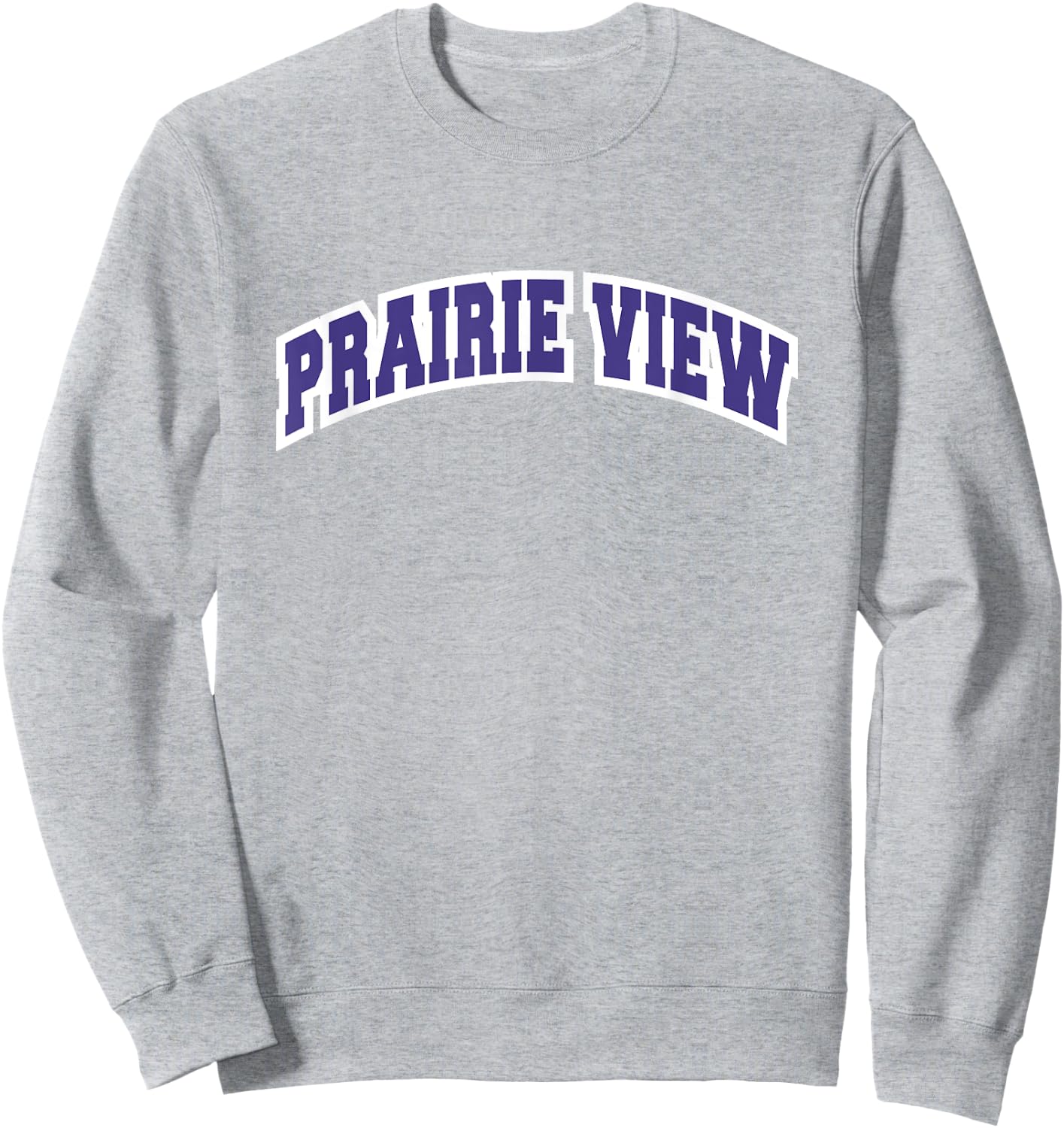 Prairie View Texas Classic Athletic Sports Grey Sweatshirt - Sweatshirt | Ash