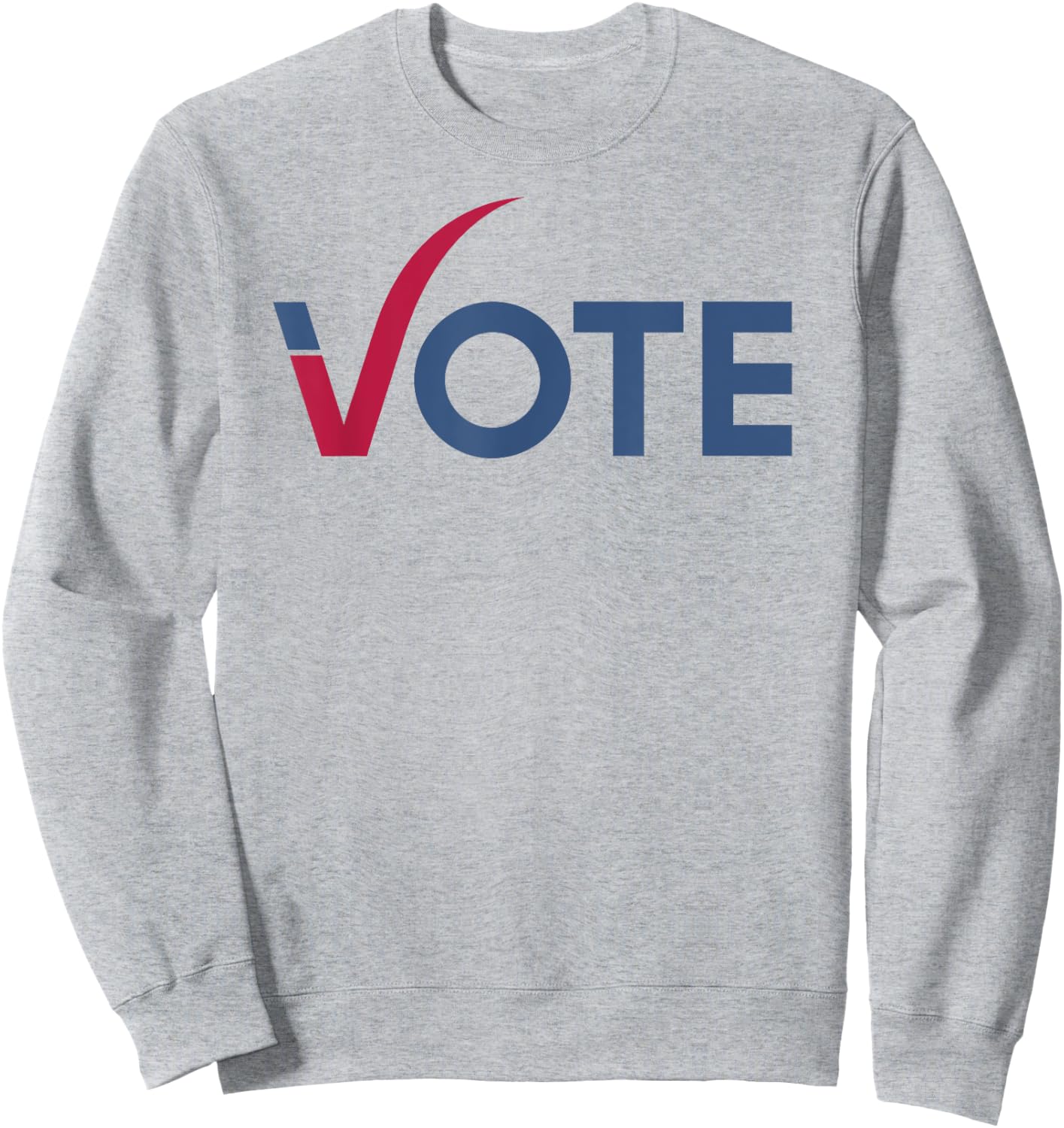Vote Cool Red Blue 2024 Election Sweatshirt - Sweatshirt | Ash