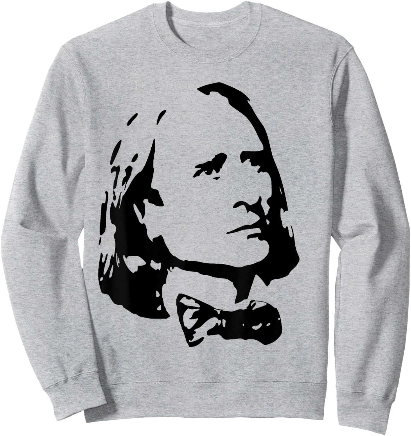 Franz Liszt Classical Music Composer Retro Style Propaganda Sweatshirt - Sweatshirt | Ash