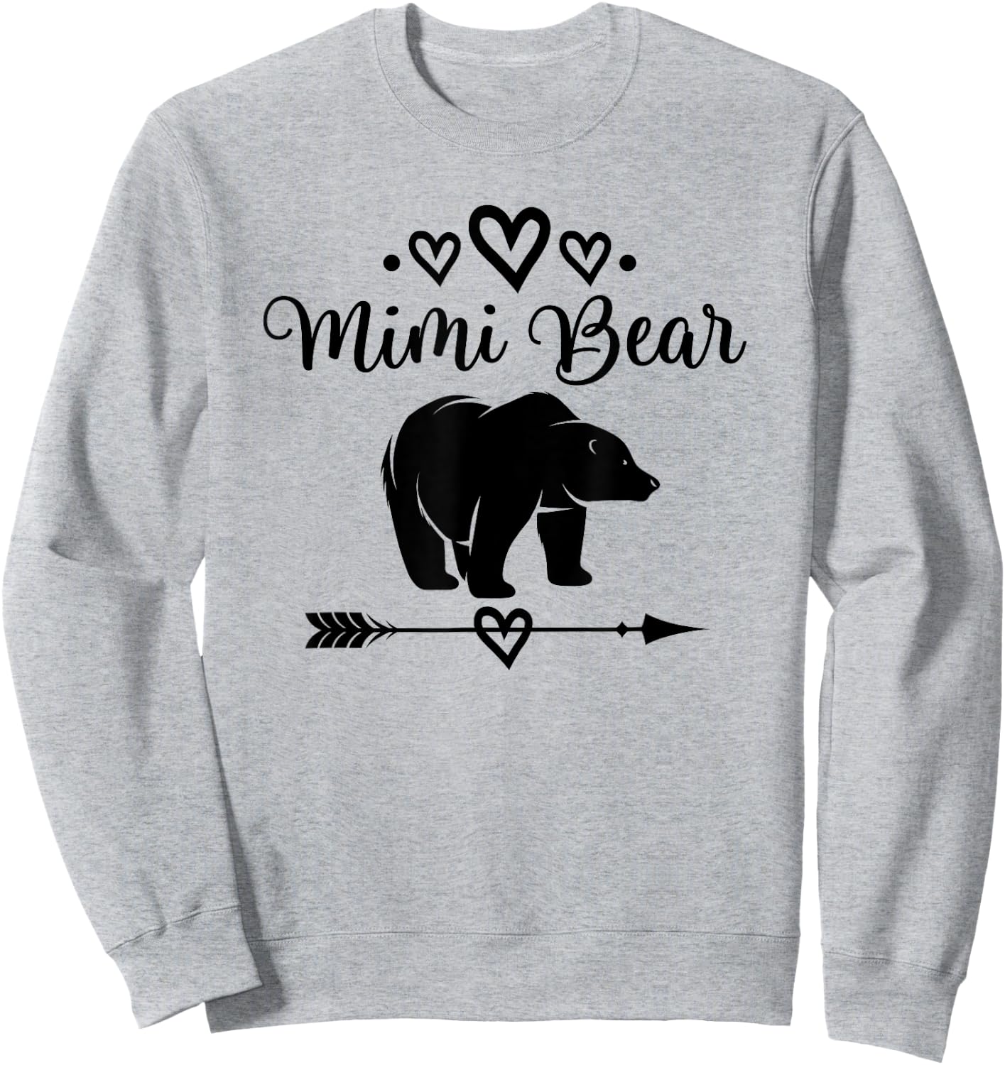 Mimi Bear Grandmother Sweatshirt - Sweatshirt | Ash