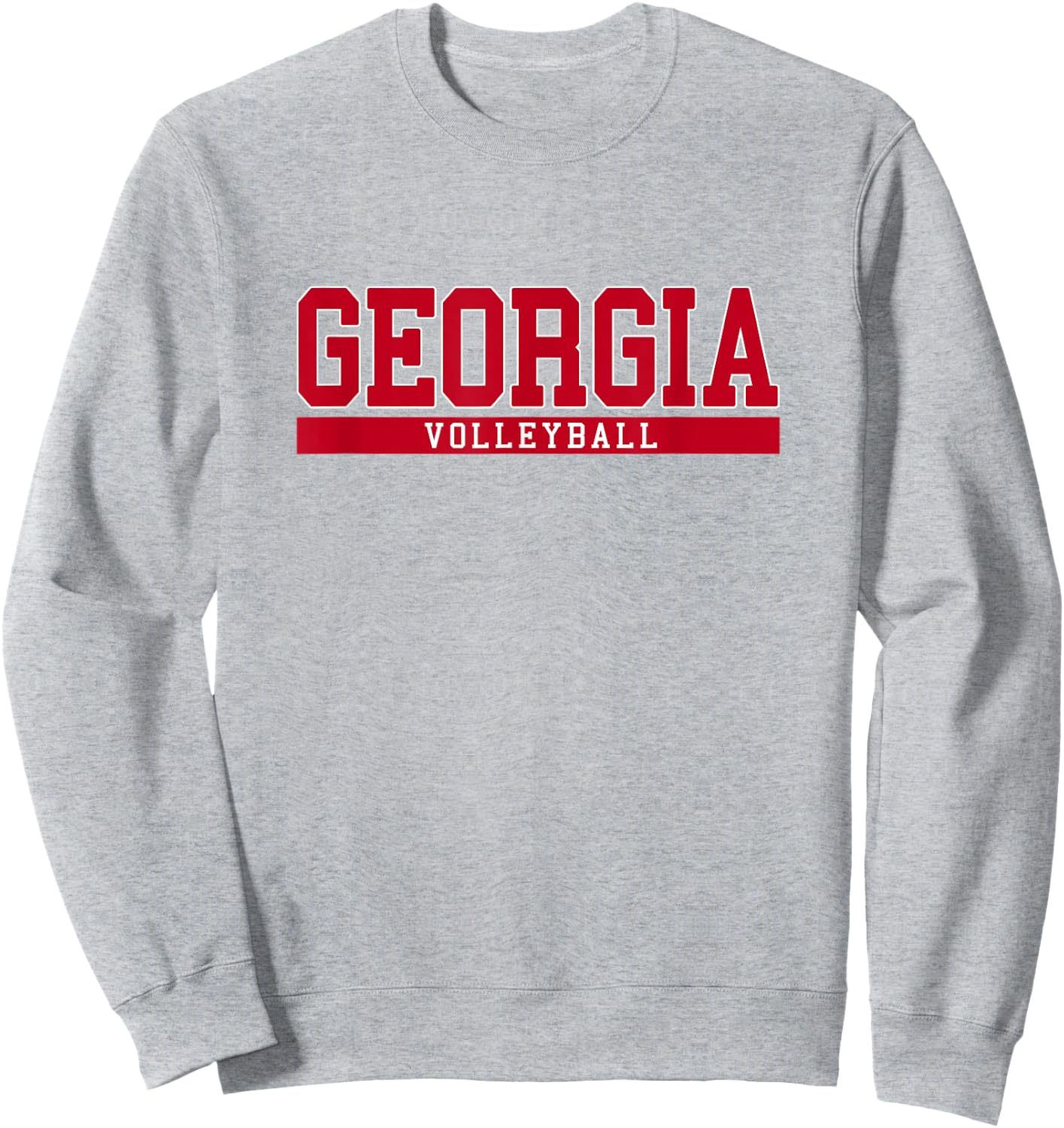Georgia Volleyball Sweatshirt - Sweatshirt | Ash