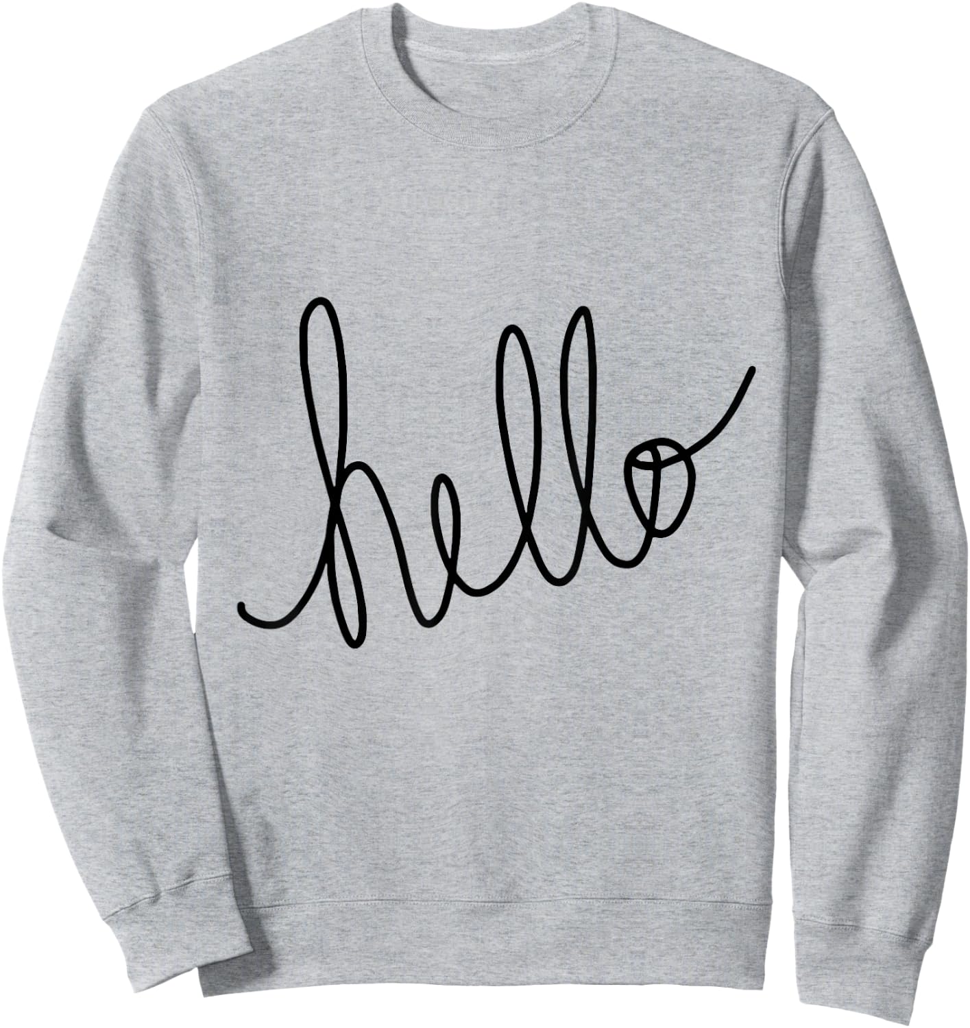 Hello Sweatshirt - Sweatshirt | Ash