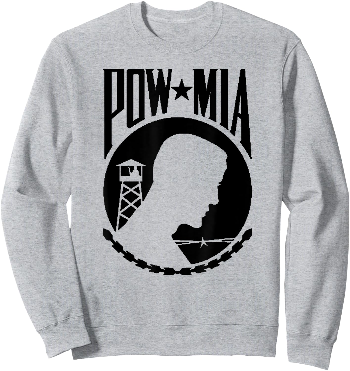 Powmia Pow Mia Sweatshirt - Sweatshirt | Ash
