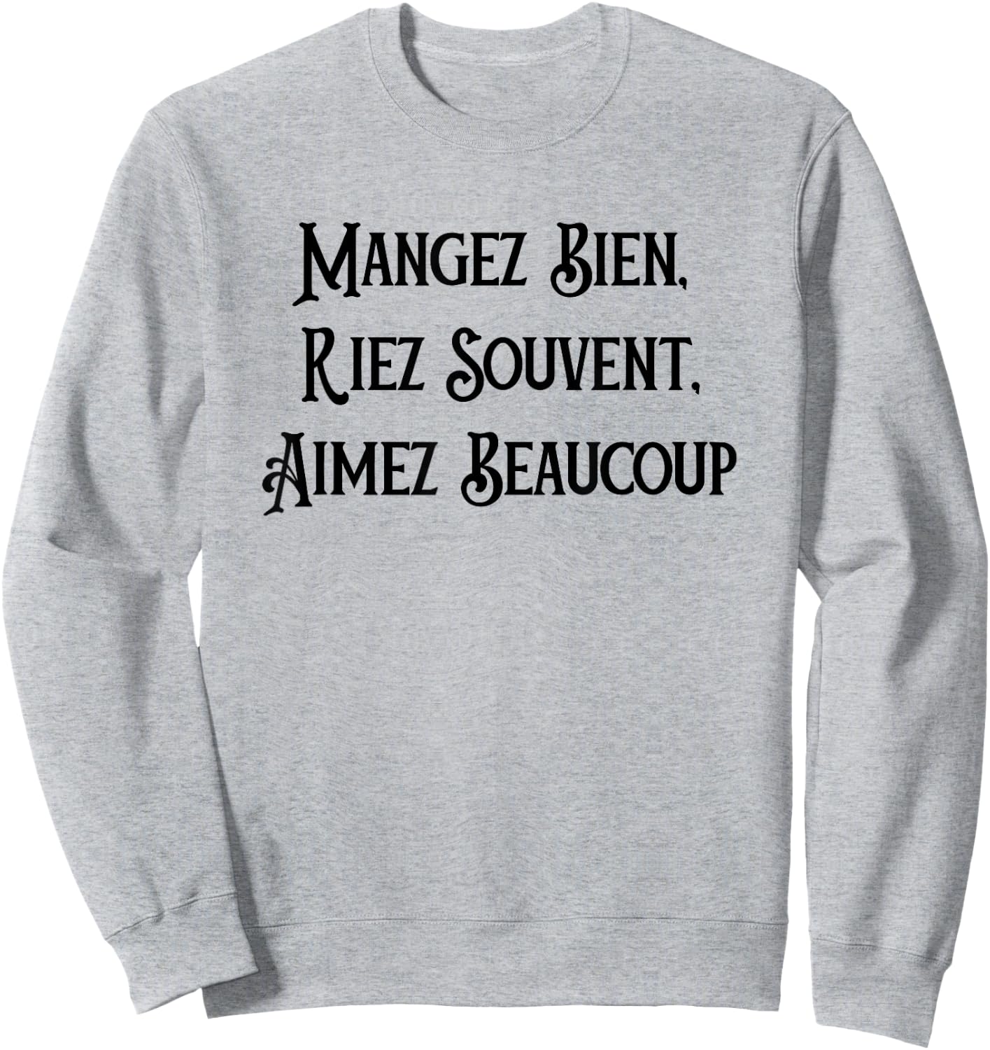 French Quote Gift France Travel Gift French Club Polyglot Sweatshirt - Sweatshirt | Ash