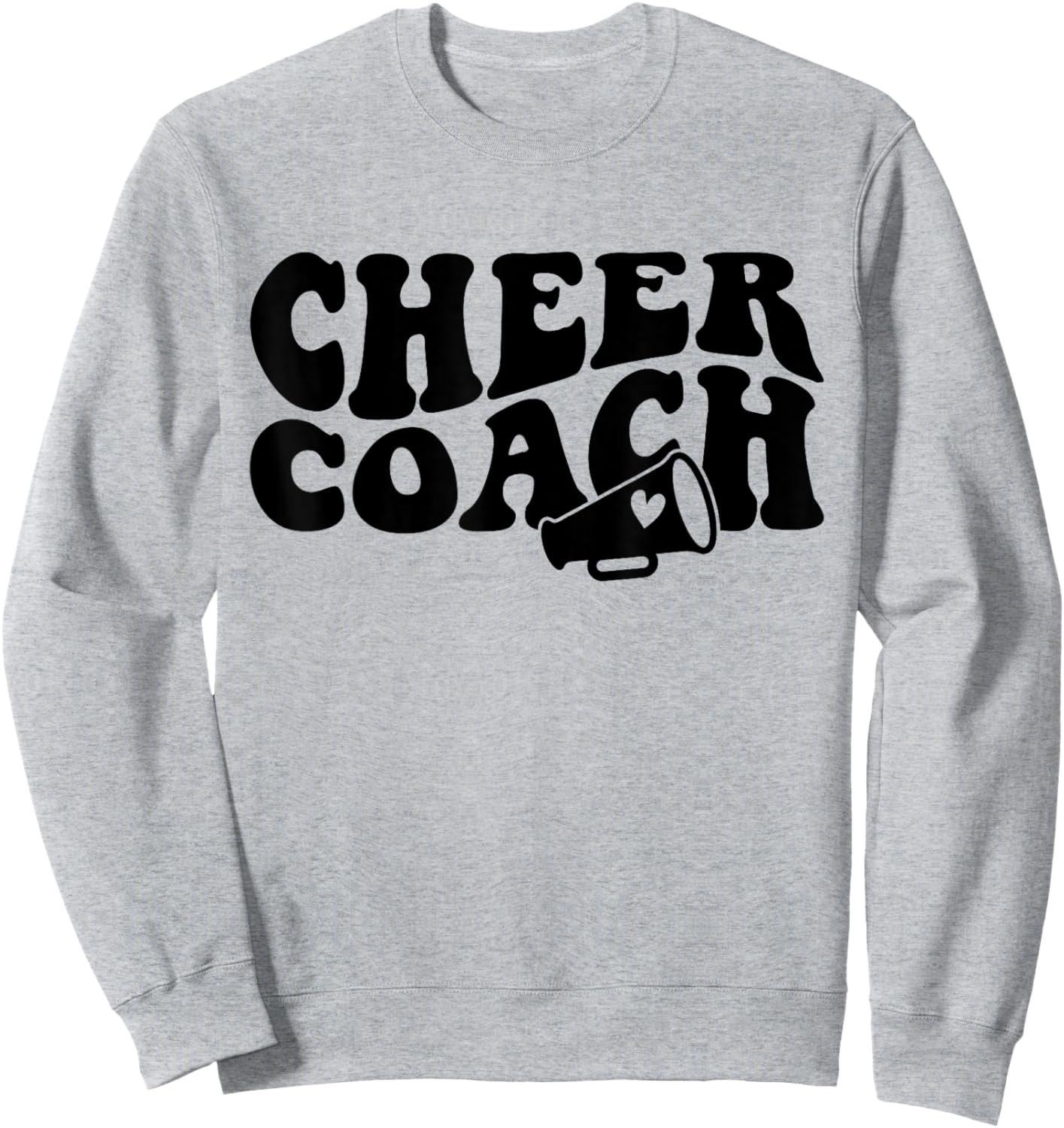 Cheer Coach Funny Design Cute Cheer Coach Cool Coaching Sweatshirt - Sweatshirt | Ash