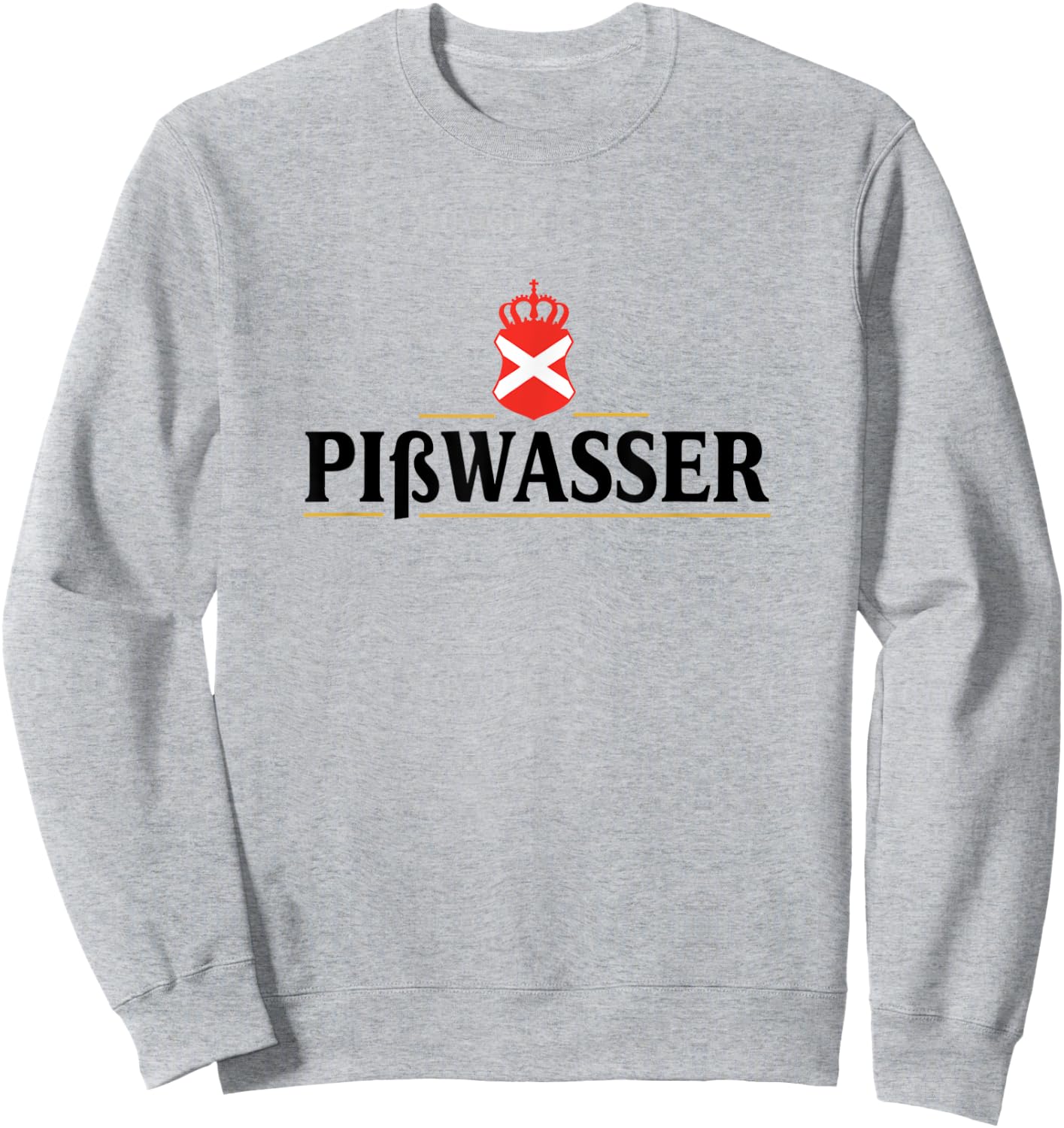 Fictionnal Beer Pißwasser Logo Sweatshirt - Sweatshirt | Ash