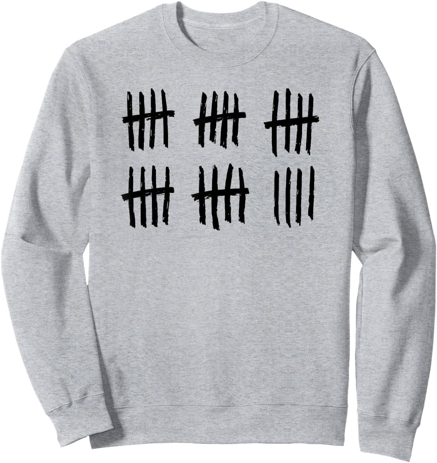 29th Birthday Outfit 29 Years Old Tally Marks Anniversary Sweatshirt - Sweatshirt | Ash