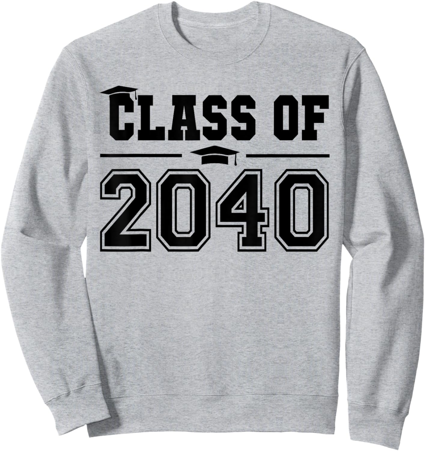 Class of 2040 Grow With Me First Day of School Graduation Sweatshirt - Sweatshirt | Ash