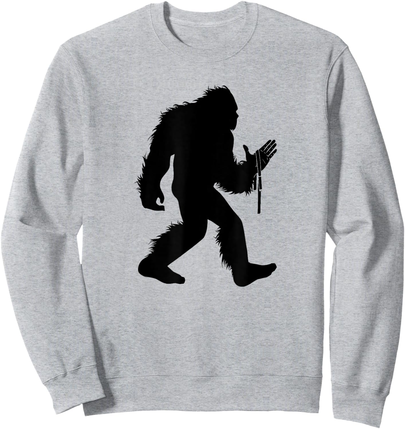 Arm Wrestling Bigfoot Armwrestling Sasquatch Arm Wrestler Sweatshirt - Sweatshirt | Ash