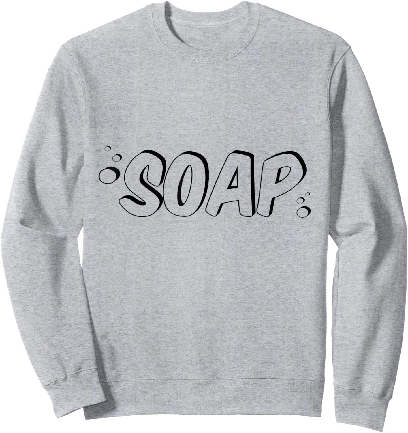 Funny Bar of Soap Halloween Costume Healthcare Wash Hands Sweatshirt - Sweatshirt | Ash